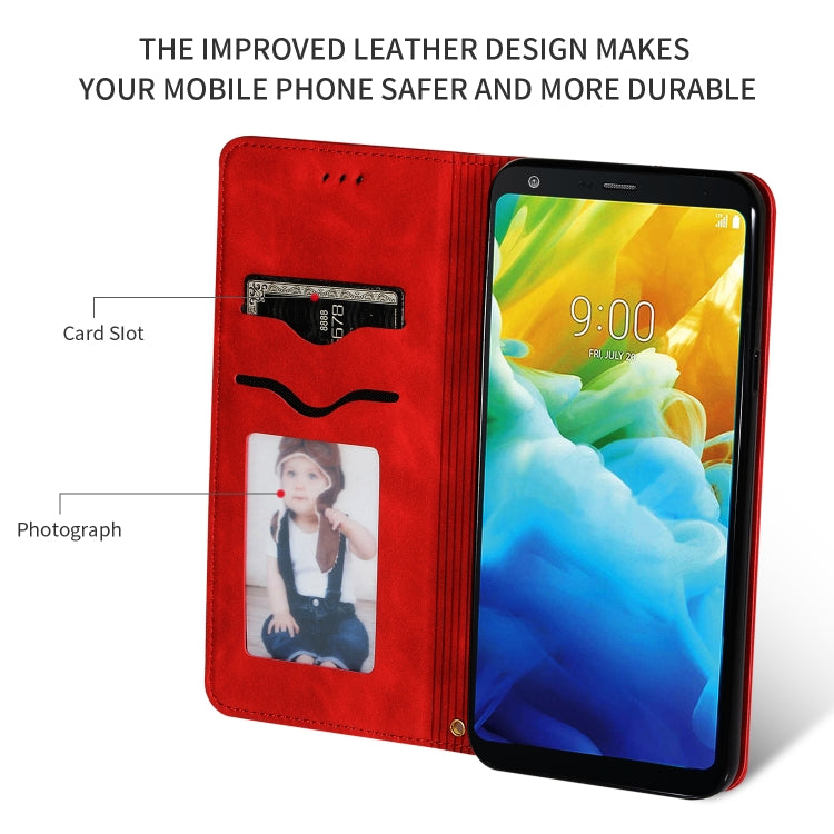 Retro Skin Feel Business Magnetic Horizontal Flip Leather Case for LG Stylo 5, For LG Stylo 5