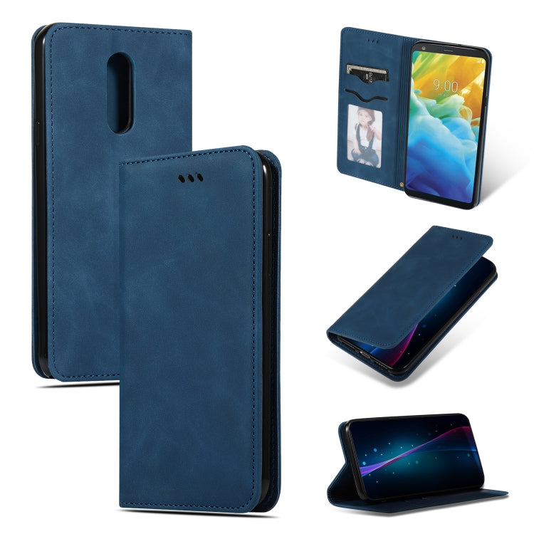 Retro Skin Feel Business Magnetic Horizontal Flip Leather Case for LG Stylo 5, For LG Stylo 5