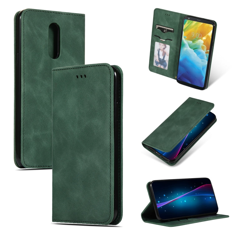 Retro Skin Feel Business Magnetic Horizontal Flip Leather Case for LG Stylo 5, For LG Stylo 5