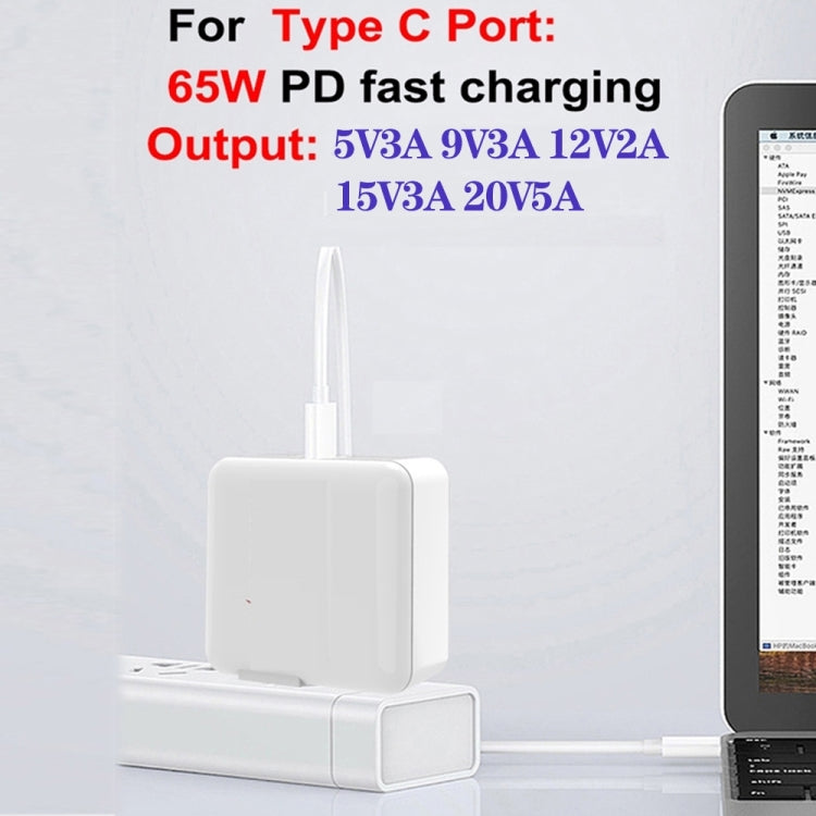 GaN 100W Dual USB + Dual USB-C/Type-C Multi Port Charger with 2m Type-C to Type-C Data Cable Set, US Plug, US / EU Plug, US / UK Plug, US / AU Plug, US / EU / UK Plug, US / EU / UK / AU Plug