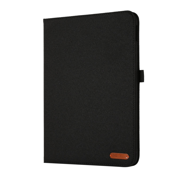 Fabric Leather Tablet Case with Name Card Clip, For iPad 10th 10.9 2022