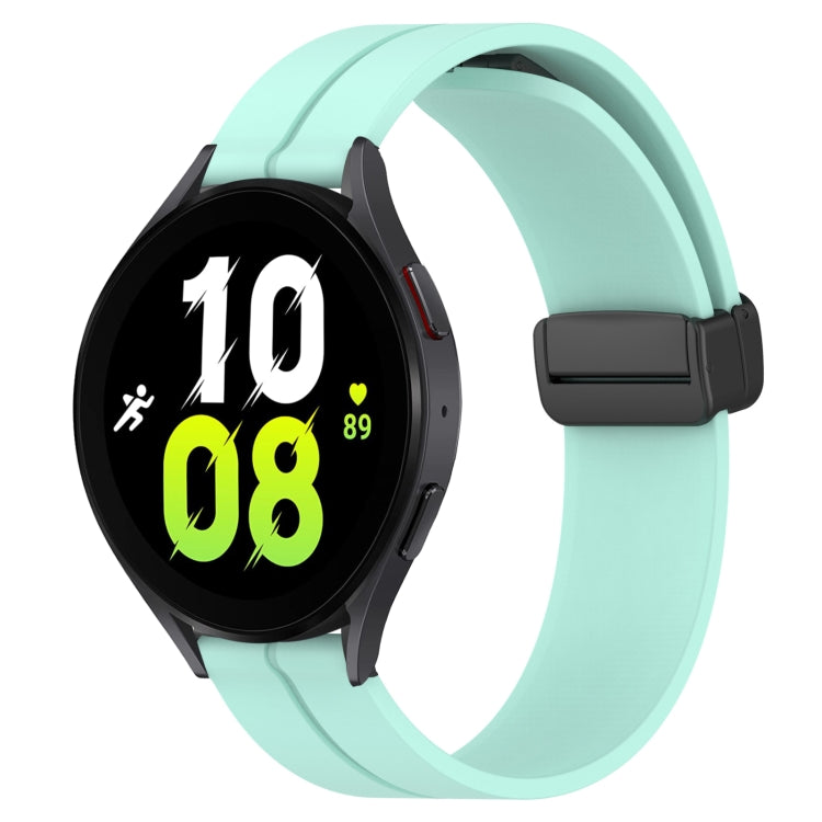 20mm Solid Color Magnetic Clasp Silicone Watch Band, For Samsung Galaxy Watch 5 44mm, For Samsung Galaxy Watch 5 40mm