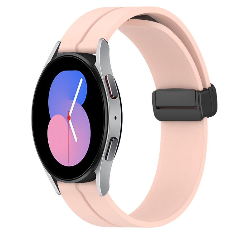 22mm Solid Color Magnetic Clasp Silicone Watch Band, For Samsung Galaxy Watch3 45mm, For Samsung Galaxy Watch 46mm