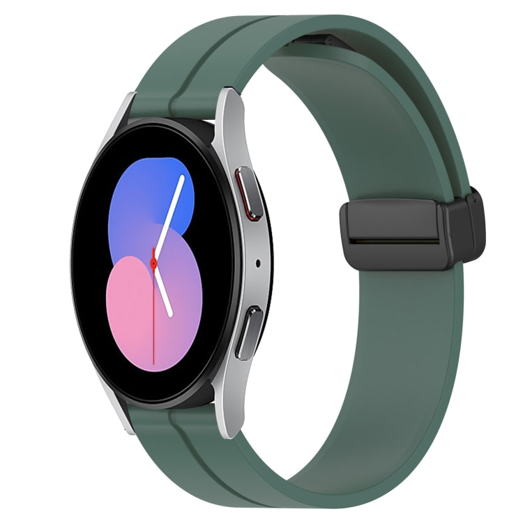 22mm Solid Color Magnetic Clasp Silicone Watch Band, For Samsung Galaxy Watch3 45mm, For Samsung Galaxy Watch 46mm