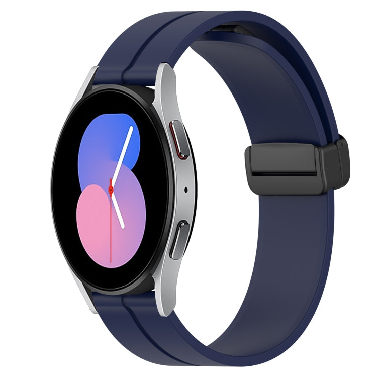 22mm Solid Color Magnetic Clasp Silicone Watch Band, For Samsung Galaxy Watch3 45mm, For Samsung Galaxy Watch 46mm