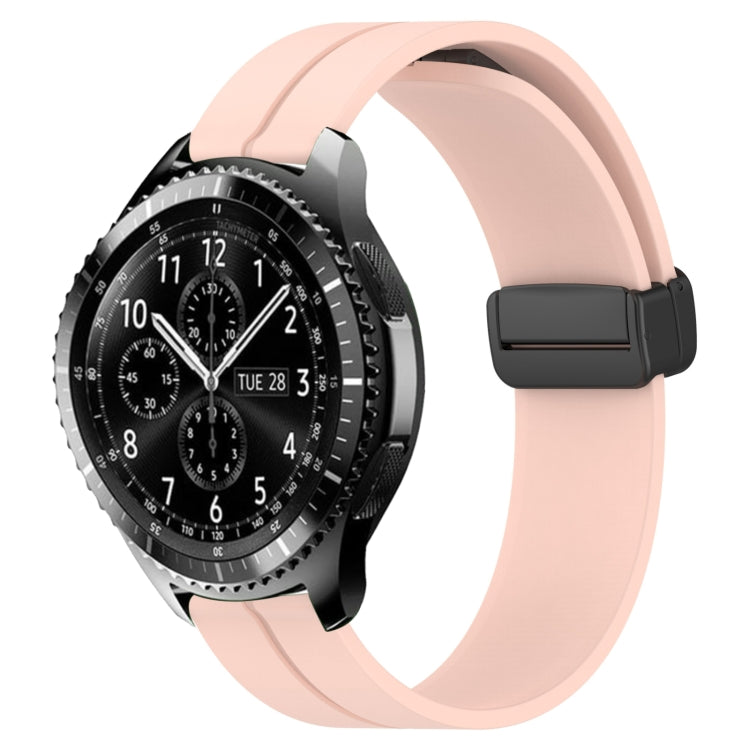 22mm Solid Color Magnetic Clasp Silicone Watch Band, For Samsung Gear S3 Classic, For Samsung Gear S3 Frontier