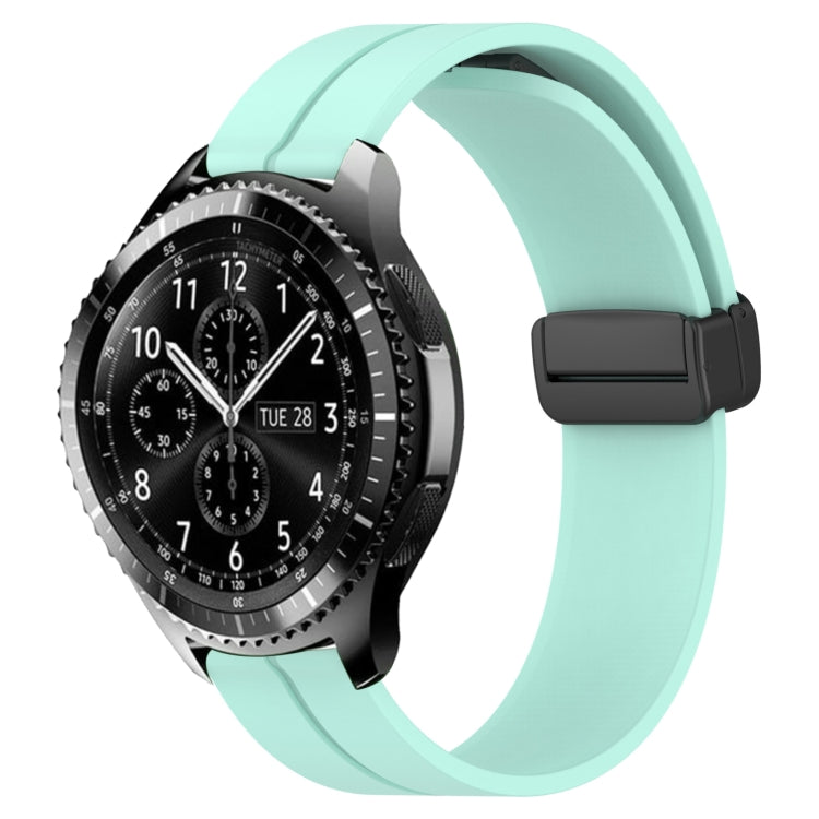 22mm Solid Color Magnetic Clasp Silicone Watch Band, For Samsung Gear S3 Classic, For Samsung Gear S3 Frontier