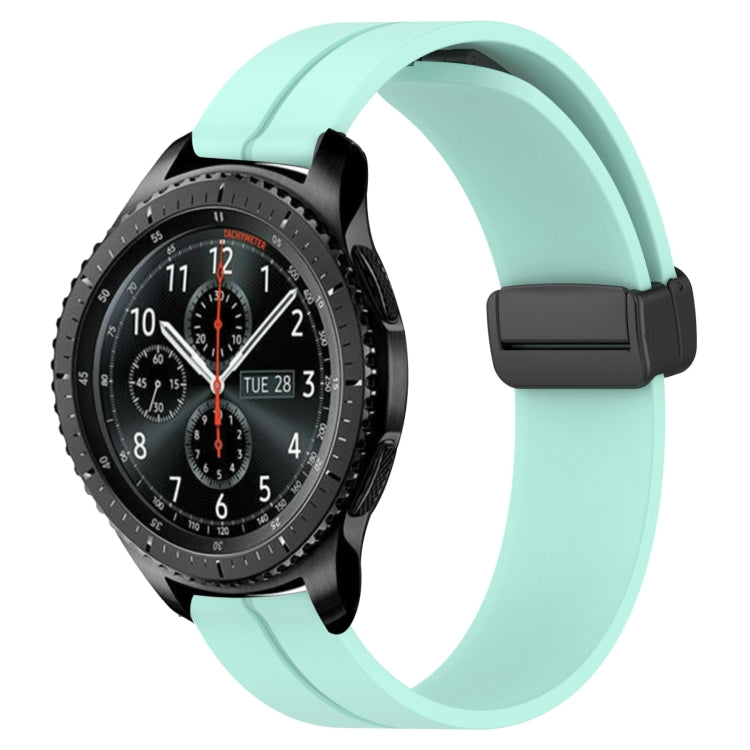 22mm Solid Color Magnetic Clasp Silicone Watch Band, For Samsung Gear S3 Classic, For Samsung Gear S3 Frontier