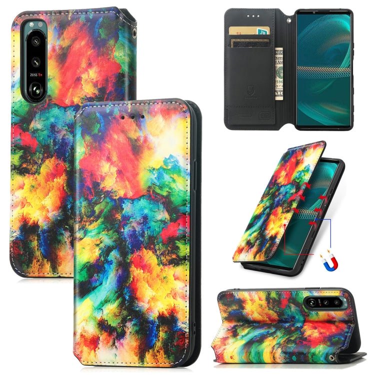 CaseNeo Colorful Magnetic Leather Phone Case, For Huawei Nova 10 Pro, For Huawei Nova 10, For Nokia G400, For Sony Xperia 5 Ⅳ