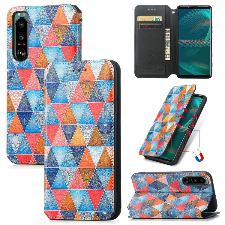 CaseNeo Colorful Magnetic Leather Phone Case, For Huawei Nova 10 Pro, For Huawei Nova 10, For Nokia G400, For Sony Xperia 5 Ⅳ