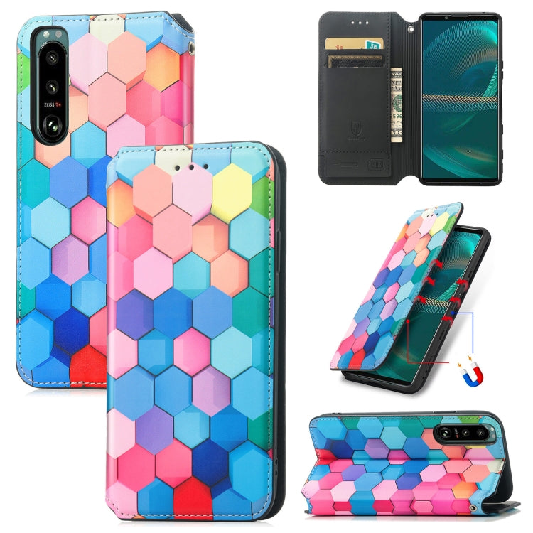 CaseNeo Colorful Magnetic Leather Phone Case, For Huawei Nova 10 Pro, For Huawei Nova 10, For Nokia G400, For Sony Xperia 5 Ⅳ