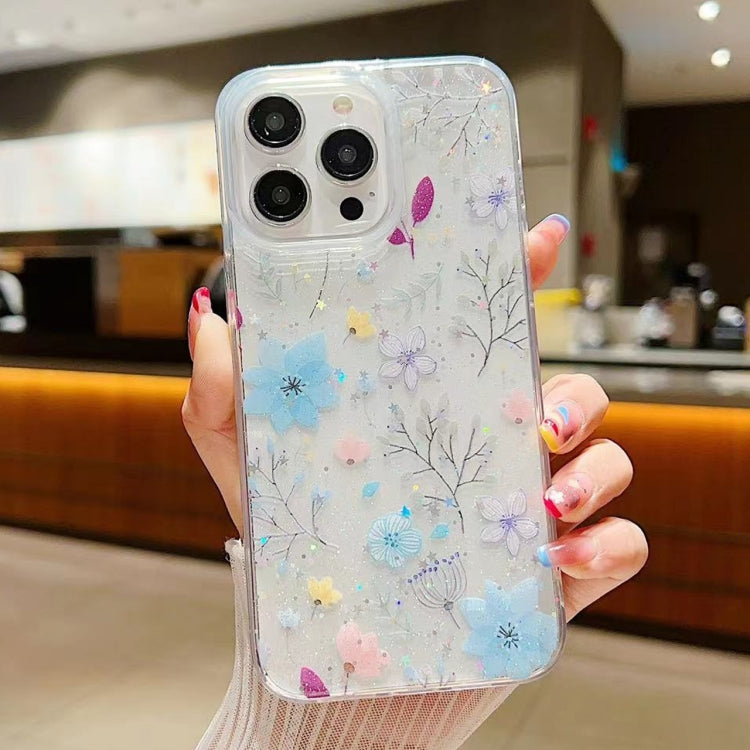 Fresh Small Floral Epoxy TPU Phone Case, For iPhone 14 Pro, For iPhone 14 Pro Max, For iPhone 7 / 8 / SE 2022, For iPhone 13 Pro Max, For iPhone 13 Pro