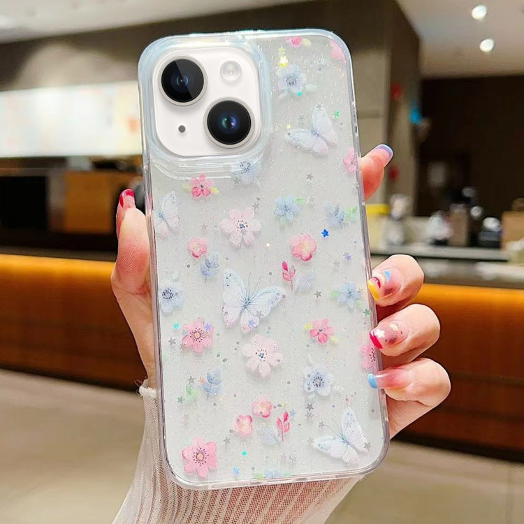 Fresh Small Floral Epoxy TPU Phone Case, For iPhone 13, For iPhone 13 mini, For iPhone 12, For iPhone 12 Pro Max, For iPhone 12 Pro