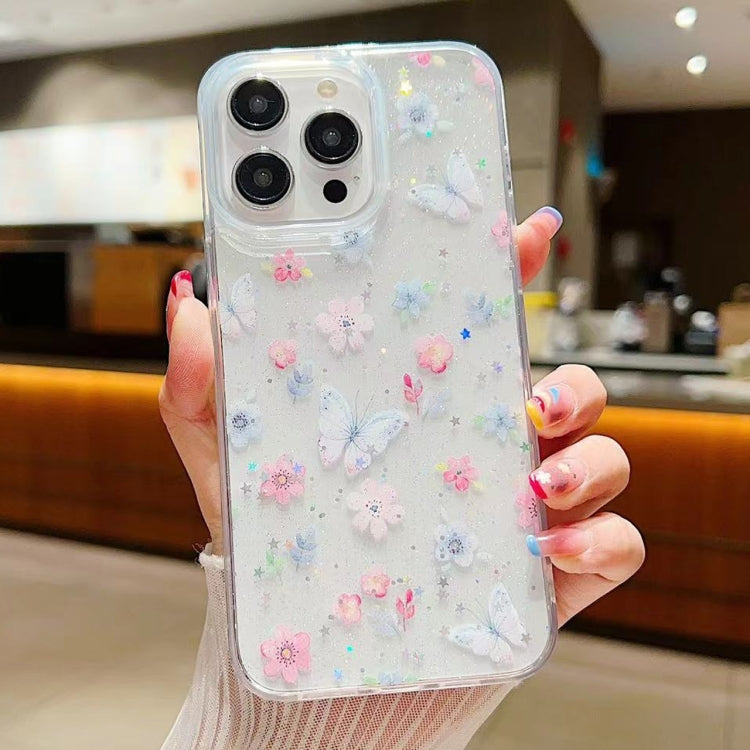 Fresh Small Floral Epoxy TPU Phone Case, For iPhone 13, For iPhone 13 mini, For iPhone 12, For iPhone 12 Pro Max, For iPhone 12 Pro