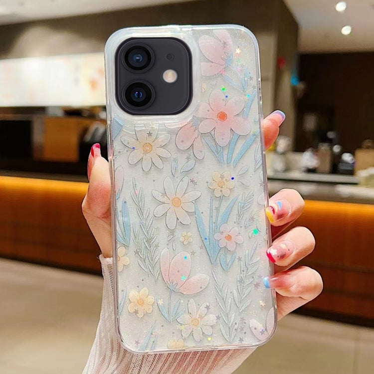 Fresh Small Floral Epoxy TPU Phone Case, For iPhone 12 mini, For iPhone 11 Pro Max, For iPhone 11, For iPhone 11 Pro, For iPhone XR