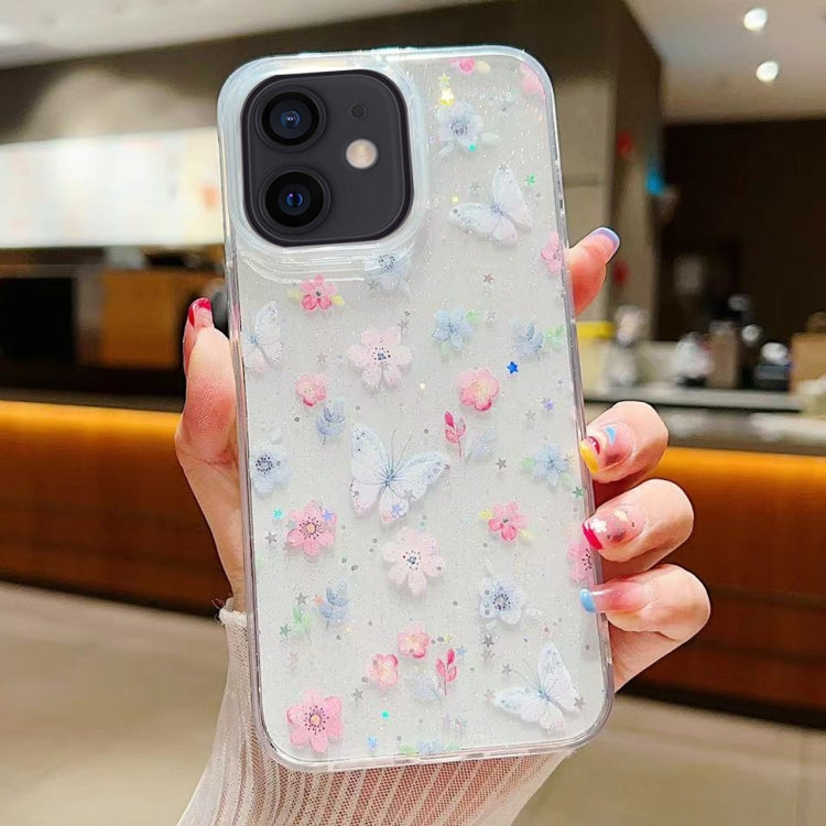 Fresh Small Floral Epoxy TPU Phone Case, For iPhone 12 mini, For iPhone 11 Pro Max, For iPhone 11, For iPhone 11 Pro, For iPhone XR