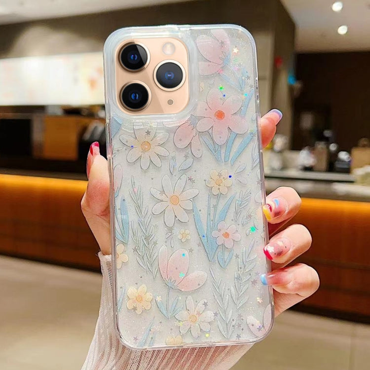 Fresh Small Floral Epoxy TPU Phone Case, For iPhone 12 mini, For iPhone 11 Pro Max, For iPhone 11, For iPhone 11 Pro, For iPhone XR