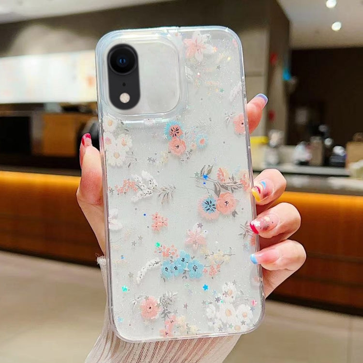 Fresh Small Floral Epoxy TPU Phone Case, For iPhone 12 mini, For iPhone 11 Pro Max, For iPhone 11, For iPhone 11 Pro, For iPhone XR