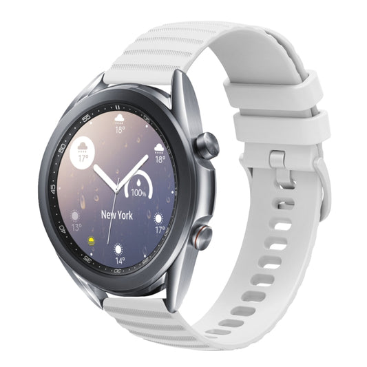 22mm Wavy Dot Pattern Solid Color Silicone Watch Band, For Samsung Galaxy Watch3 45mm, For Samsung Galaxy Watch 46mm