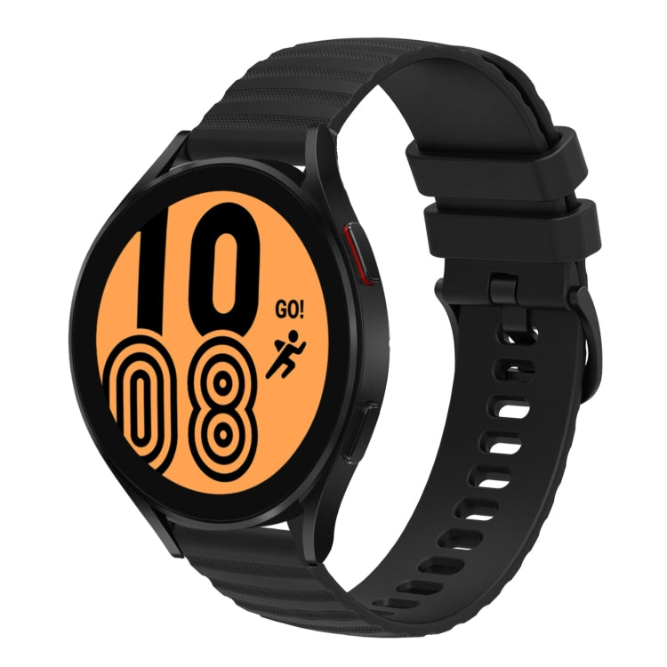 22mm Wavy Dot Pattern Solid Color Silicone Watch Band, For Samsung Galaxy Watch3 45mm, For Samsung Galaxy Watch 46mm