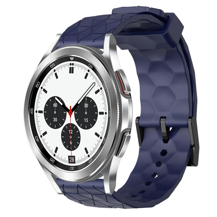 20mm Football Pattern Solid Color Silicone Watch Band, For Samsung Galaxy Watch 4 40mm, For Samsung  Galaxy Watch 4 Classic 42mm