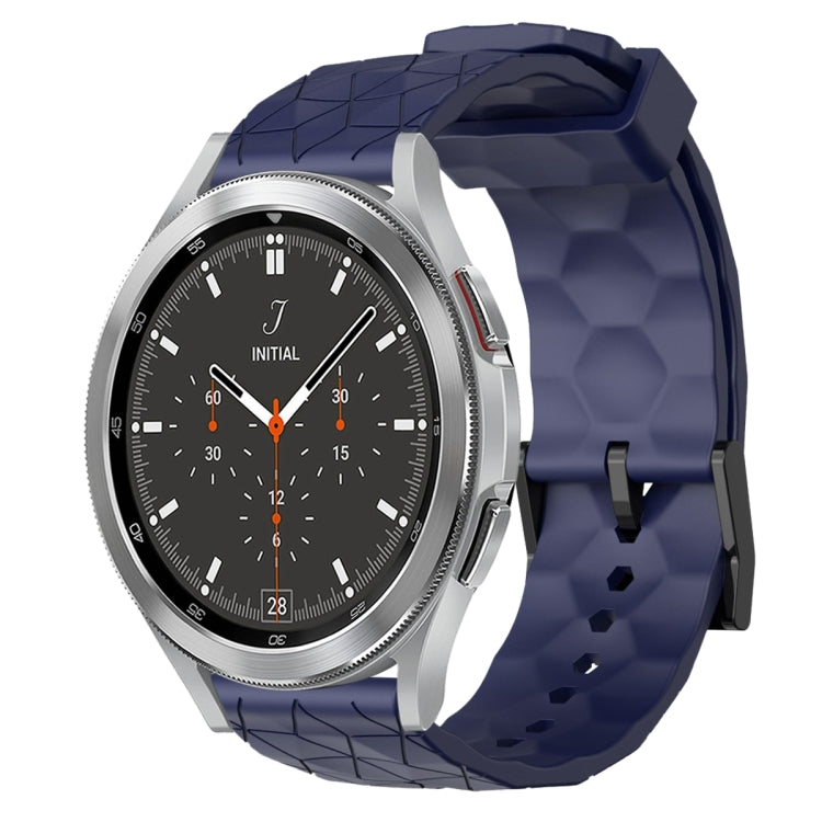 20mm Football Pattern Solid Color Silicone Watch Band, For Samsung  Galaxy Watch 4 Classic 46mm, For Samsung Galaxy Watch Active 2 40mm