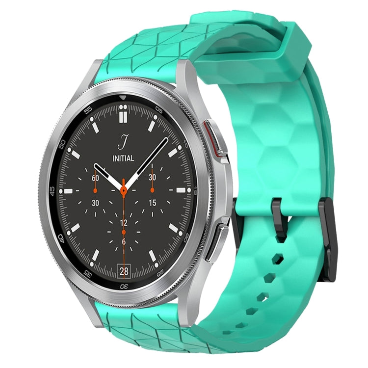 20mm Football Pattern Solid Color Silicone Watch Band, For Samsung  Galaxy Watch 4 Classic 46mm, For Samsung Galaxy Watch Active 2 40mm