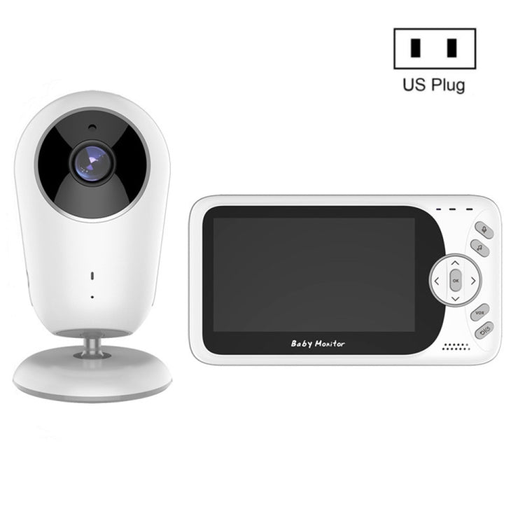 VB608 4.3 inch Wireless Video Baby Monitor IR LED Night Vision Intercom Surveillance Camera, VB608