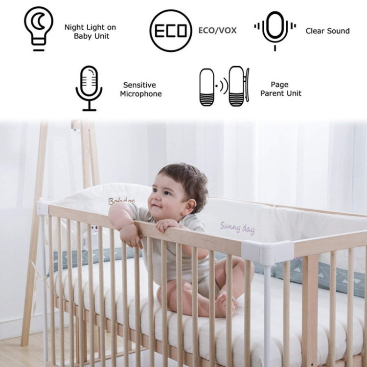 DBM-8 Wireless Audio Two-way Talk Back Baby Monitor, Intercom Sound Alert for Infant, DBM-8(US Plug), DBM-8(EU Plug), DBM-8(UK Plug), DBM-8(AU Plug)