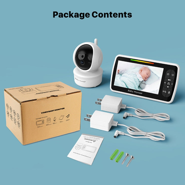 SM650 Wireless Video Baby Camera Intercom Night Vision Temperature Monitoring Cam, SM650