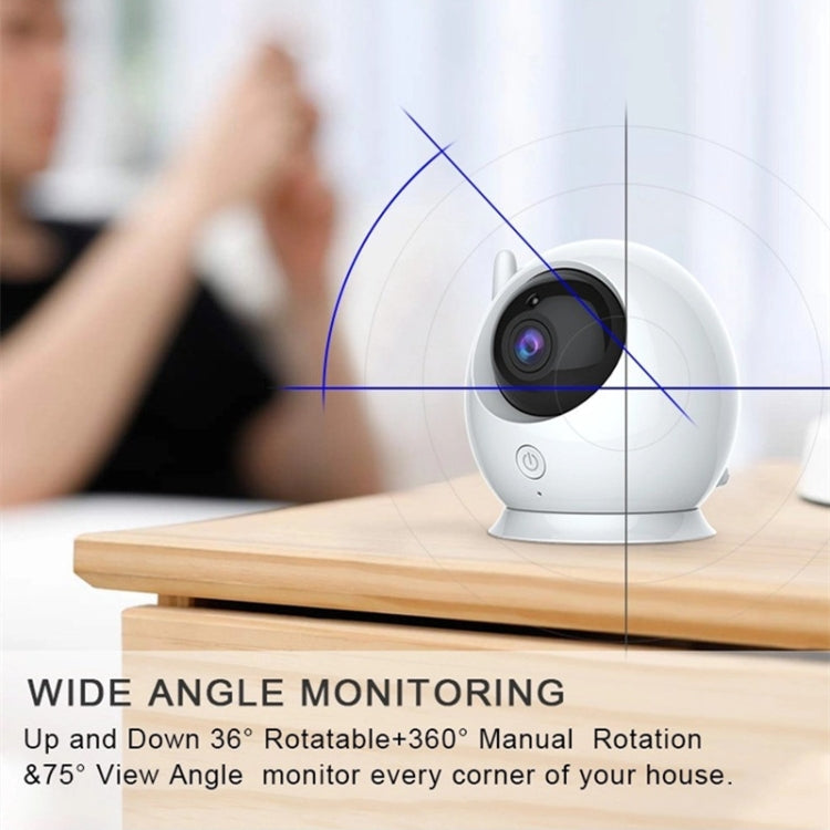 ABM100 4.3 inch Wireless Video Color Night Vision Baby Monitor 360-Degree Security Camera, ABM100