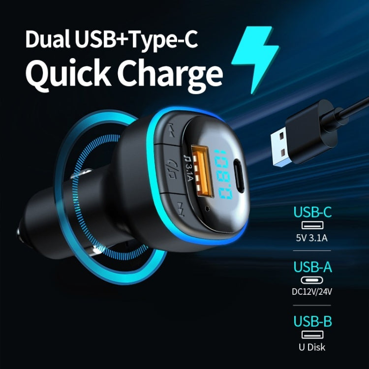 C33 Car Charger Quick Charge Type C Fast Charging Phone Adapter, C33