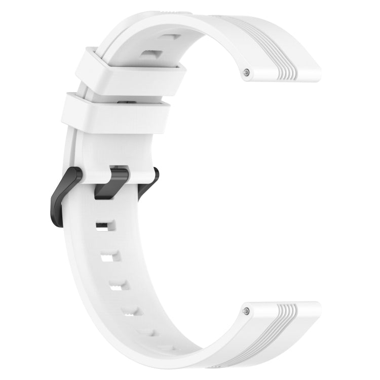 20mm Concave Striped Slicone Watch Band, For Samsung Galaxy Watch Active 2 40mm, For Samsung Galaxy Watch Active 2 44mm