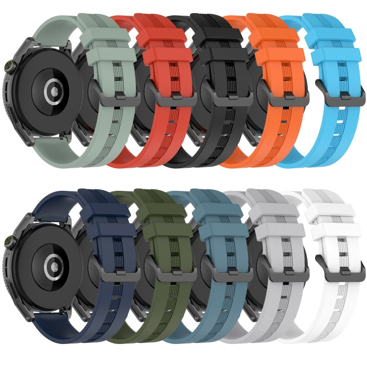 20mm Concave Striped Slicone Watch Band, For Samsung Galaxy Watch Active 2 40mm, For Samsung Galaxy Watch Active 2 44mm