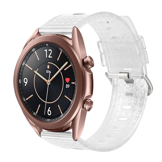 20mm Transparent Shiny Diamond TPU Watch Band, For Samsung Galaxy Watch 3 41mm, For Samsung Galaxy Watch 42mm, For Samsung Galaxy Watch5 40mm / 44mm, For Samsung Galaxy Watch5 Pro