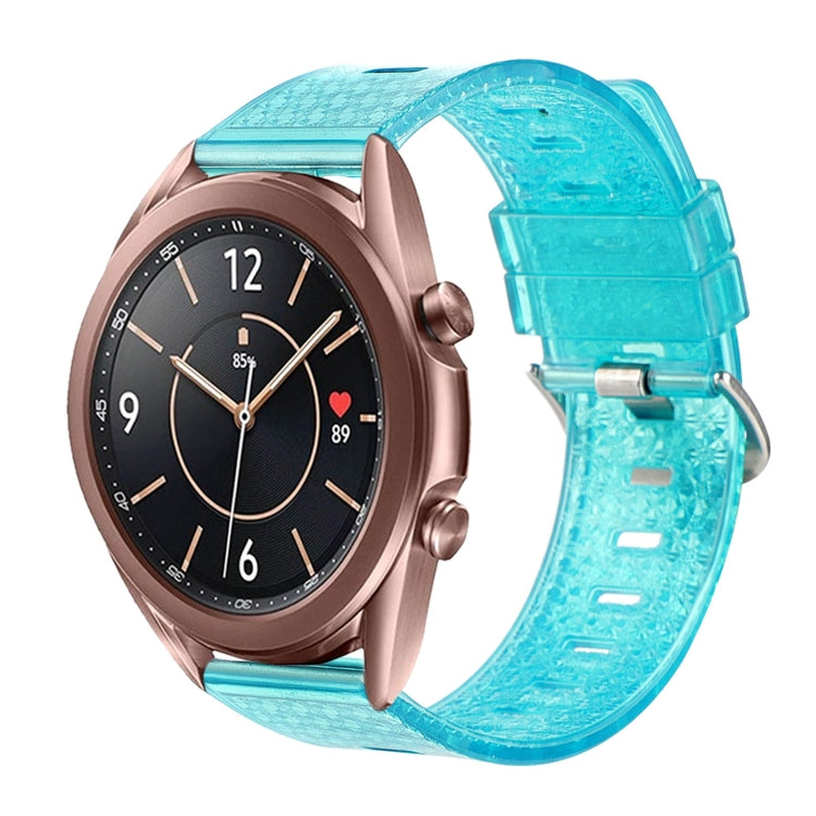 20mm Transparent Shiny Diamond TPU Watch Band, For Samsung Galaxy Watch 3 41mm, For Samsung Galaxy Watch 42mm, For Samsung Galaxy Watch5 40mm / 44mm, For Samsung Galaxy Watch5 Pro