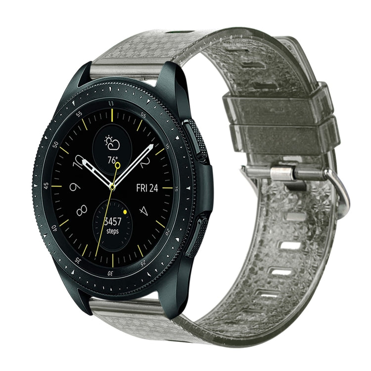 20mm Transparent Shiny Diamond TPU Watch Band, For Samsung Galaxy Watch 3 41mm, For Samsung Galaxy Watch 42mm, For Samsung Galaxy Watch5 40mm / 44mm, For Samsung Galaxy Watch5 Pro