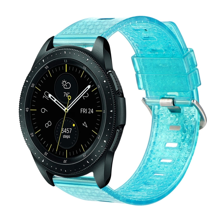 20mm Transparent Shiny Diamond TPU Watch Band, For Samsung Galaxy Watch 3 41mm, For Samsung Galaxy Watch 42mm, For Samsung Galaxy Watch5 40mm / 44mm, For Samsung Galaxy Watch5 Pro