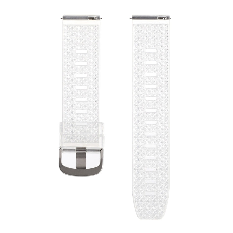 20mm Transparent Shiny Diamond TPU Watch Band, For Samsung Galaxy Watch4 / Watch4 Classic, For Samsung Galaxy Watch3 41mm, For Samsung Galaxy Gear Sport / Gear S2 Classic