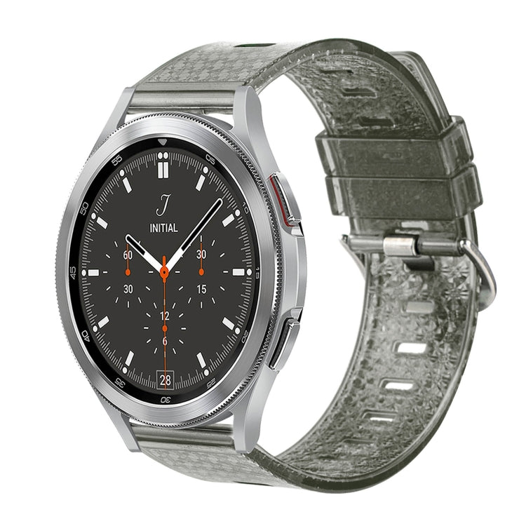 20mm Transparent Shiny Diamond TPU Watch Band, For Samsung Galaxy Watch4 / Watch4 Classic, For Samsung Galaxy Watch3 41mm, For Samsung Galaxy Gear Sport / Gear S2 Classic