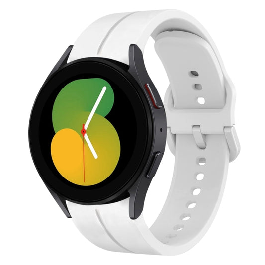 20mm Loop Silicone Watch Band, For Samsung Galaxy Watch5 44mm, For Samsung Galaxy Watch 6 Classic 47mm