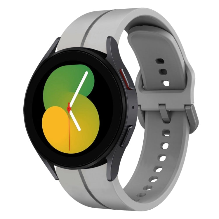 20mm Loop Silicone Watch Band, For Samsung Galaxy Watch5 44mm, For Samsung Galaxy Watch 6 Classic 47mm