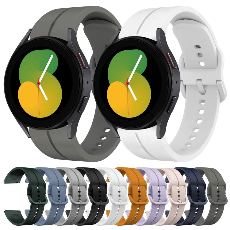 20mm Loop Silicone Watch Band, For Samsung Galaxy Watch5 40mm, For Samsung Galaxy Watch5 Pro 45mm