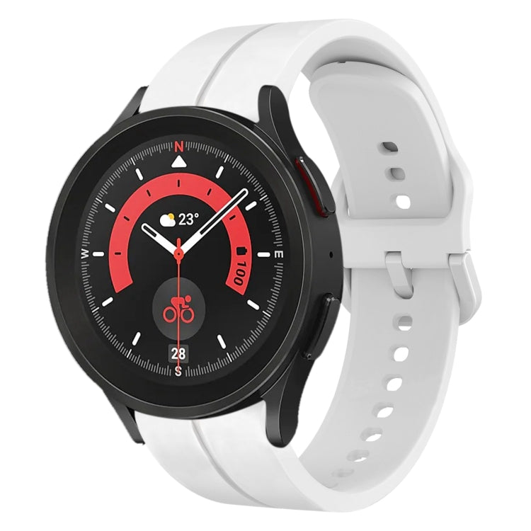 20mm Loop Silicone Watch Band, For Samsung Galaxy Watch5 40mm, For Samsung Galaxy Watch5 Pro 45mm