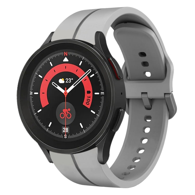 20mm Loop Silicone Watch Band, For Samsung Galaxy Watch5 40mm, For Samsung Galaxy Watch5 Pro 45mm