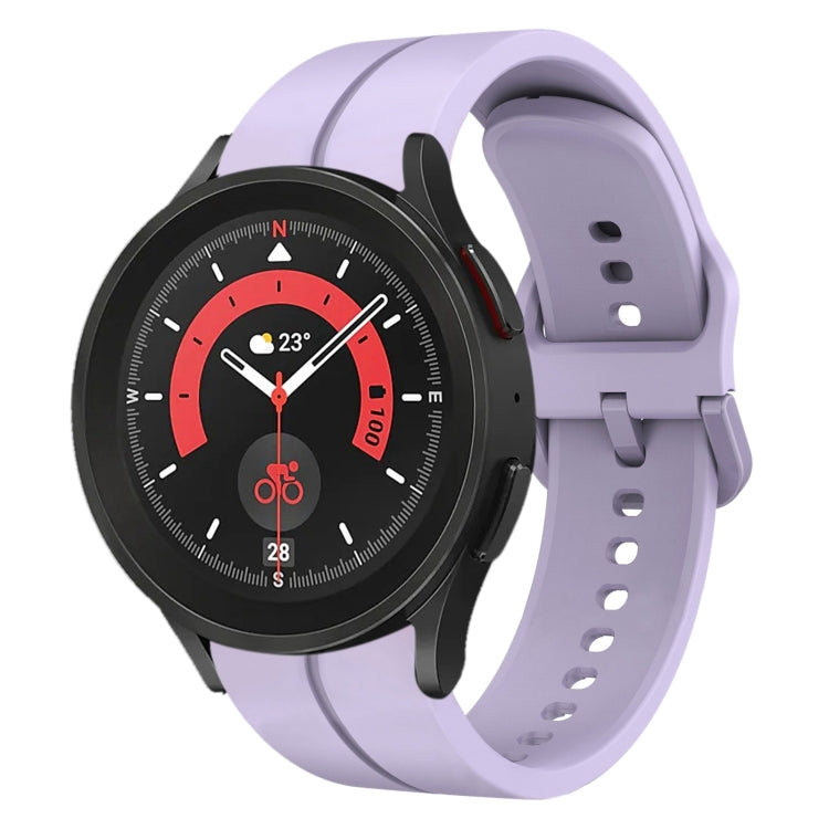 20mm Loop Silicone Watch Band, For Samsung Galaxy Watch5 40mm, For Samsung Galaxy Watch5 Pro 45mm