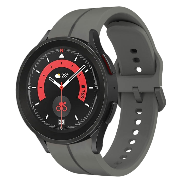20mm Loop Silicone Watch Band, For Samsung Galaxy Watch5 40mm, For Samsung Galaxy Watch5 Pro 45mm