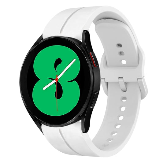 20mm Loop Silicone Watch Band, For Samsung Galaxy Watch4 44mm, For Samsung Galaxy Watch4 40mm