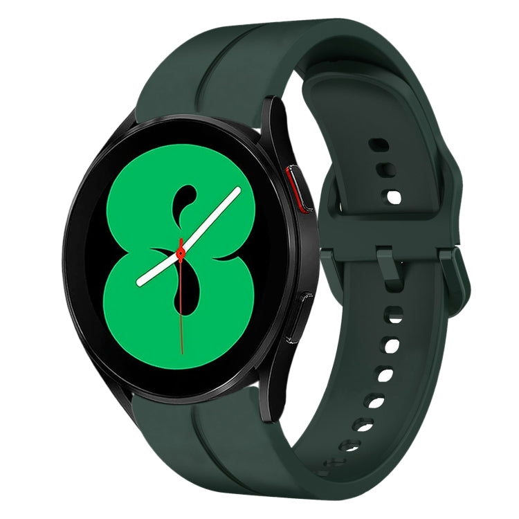 20mm Loop Silicone Watch Band, For Samsung Galaxy Watch4 44mm, For Samsung Galaxy Watch4 40mm