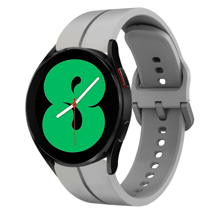 20mm Loop Silicone Watch Band, For Samsung Galaxy Watch4 44mm, For Samsung Galaxy Watch4 40mm
